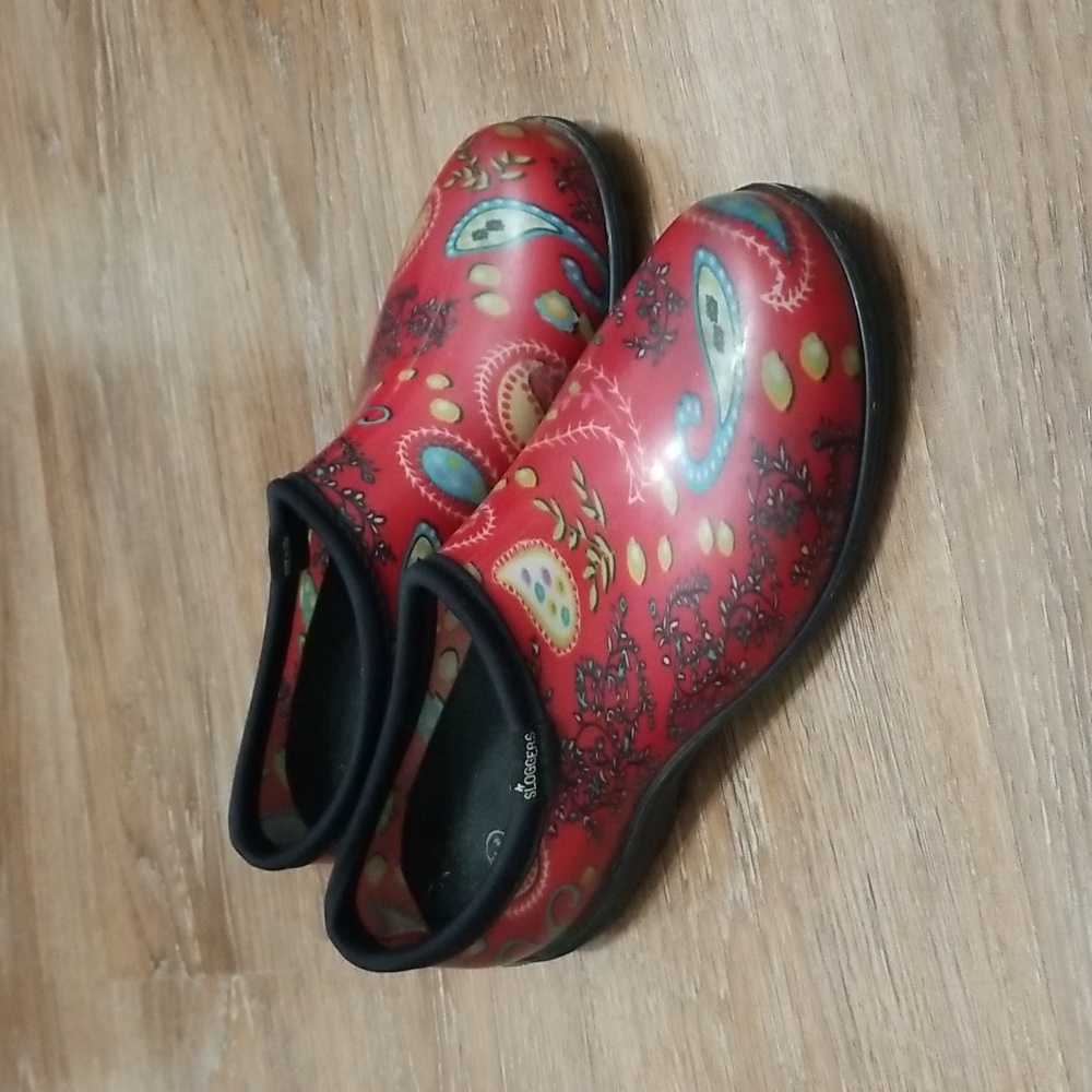 (9) Sloggers Paisley Slip On Shoes Casual Farmhouse Comfortable Loungewear